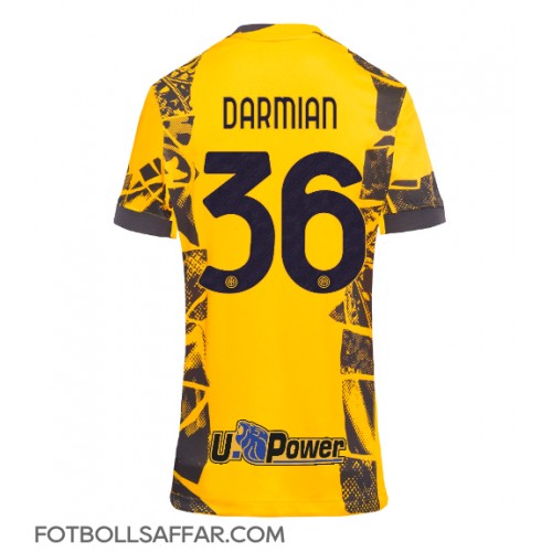 Inter Milan Matteo Darmian #36 Tredjeställ Dam 2024-25 Kortärmad